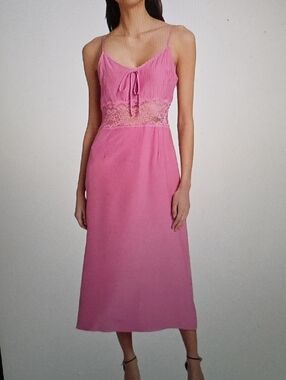 HVN Chrissy Slip Dress Size 2 $495 100% Silk